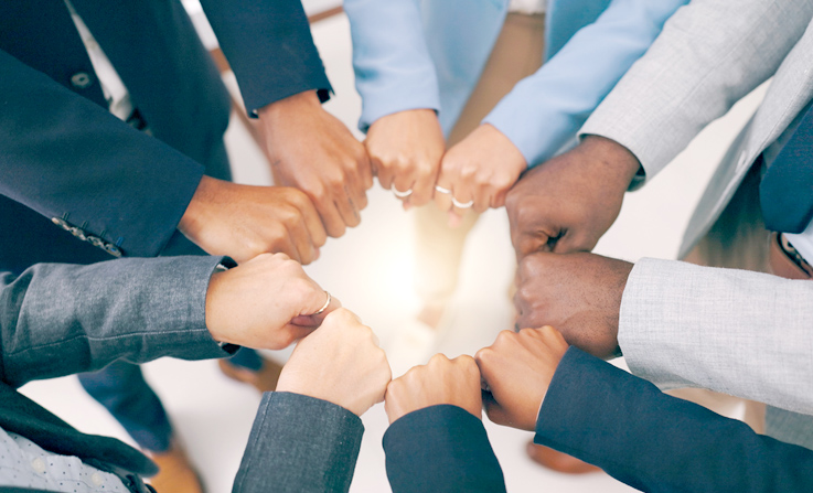 Concept image to illustrate an inclusive and diverse workforce