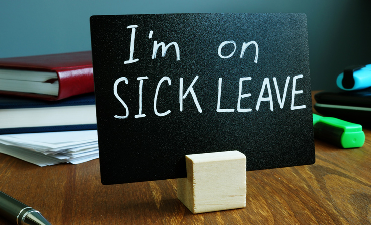 Conceptual image about the subject of managing short-term sickness